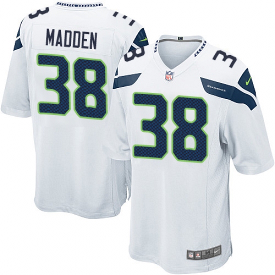 Men's Nike Seattle Seahawks #38 Tre Madden Game White NFL Jersey - Ujersey