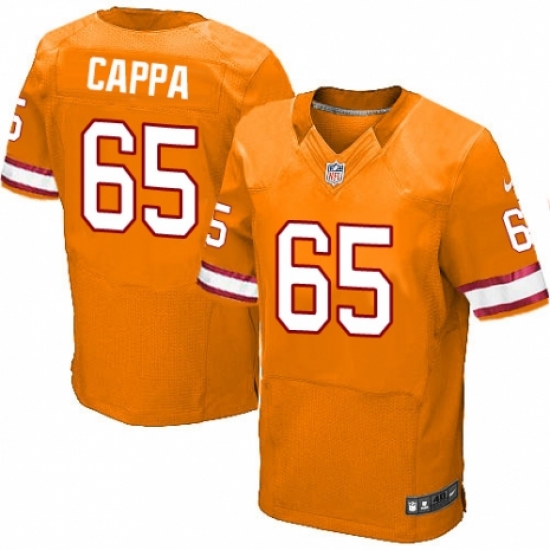 Men's Nike Tampa Bay Buccaneers #65 Alex Cappa Elite Orange Glaze Alternate NFL Jersey - Ujersey