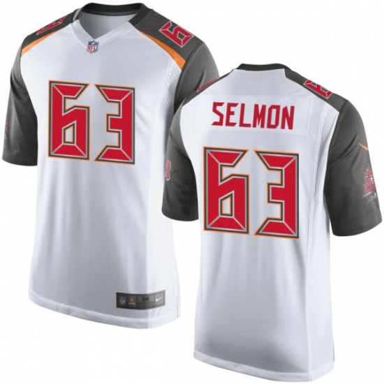 Men's Nike Tampa Bay Buccaneers #63 Lee Roy Selmon Game White NFL Jersey - Ujersey