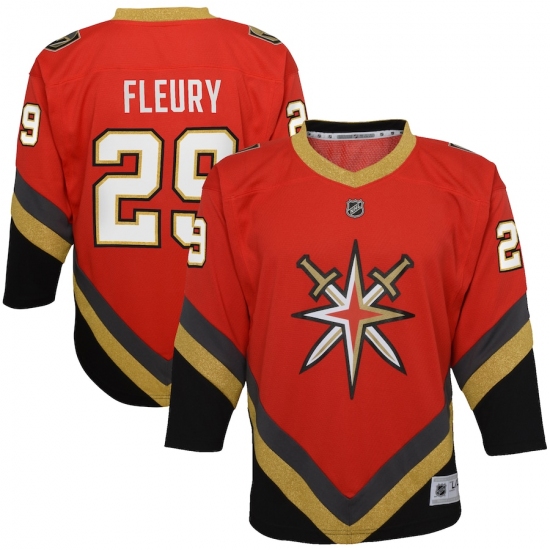 Youth Vegas Golden Knights #29 Marc-Andre Fleury Red 2020-21 Special Edition Replica Player Jersey - Ujersey