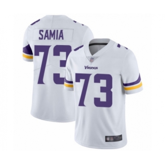 Men's Minnesota Vikings #73 Dru Samia White Vapor Untouchable Limited Player Football Jersey - Ujersey