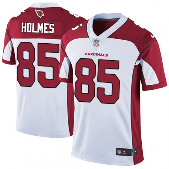 Men's Nike Arizona Cardinals #85 Gabe Holmes White Vapor Untouchable Limited Player NFL Jersey - Ujersey