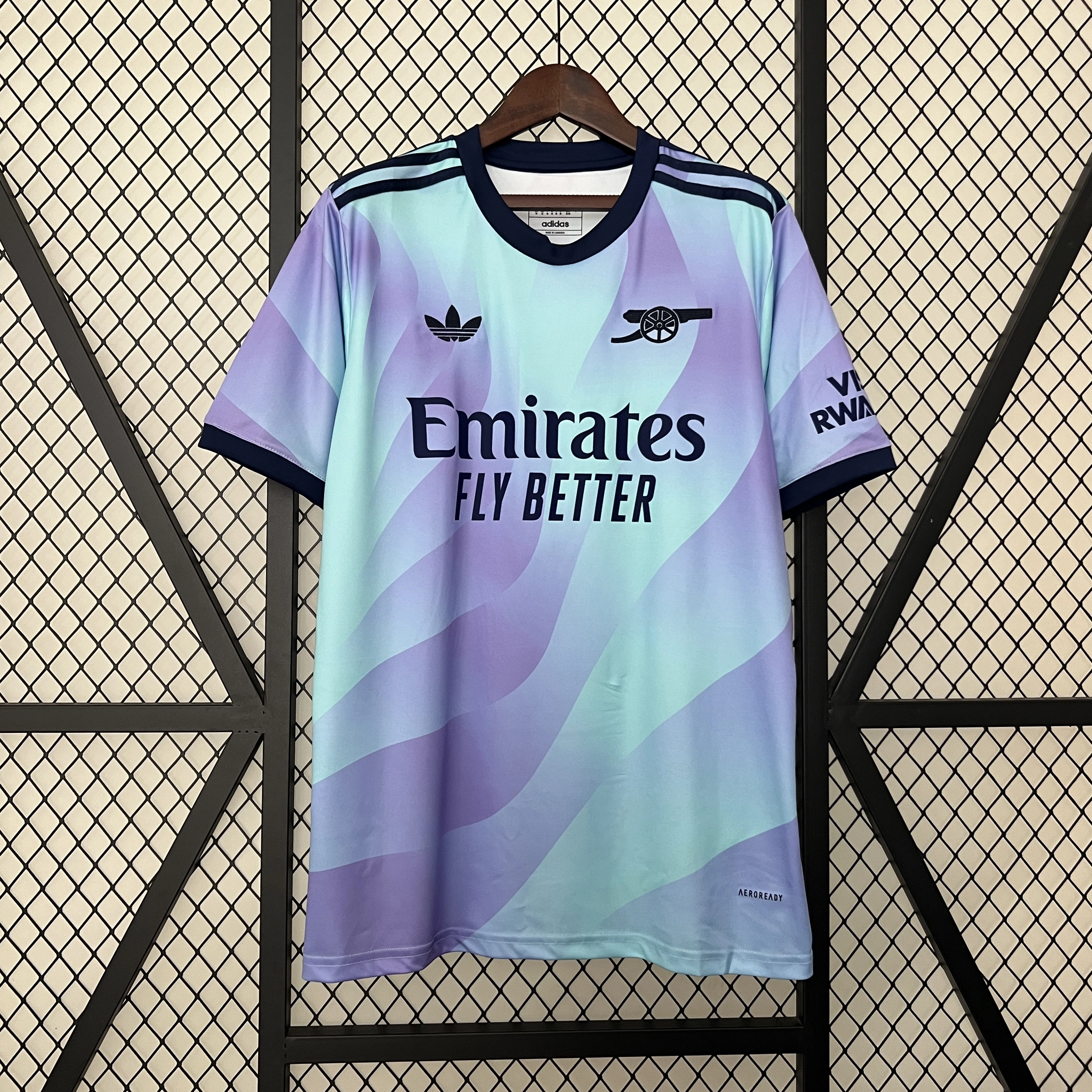 Arsenal Soccer Jersey Third Away Custom Shirt 2024/25 - ujerseystore