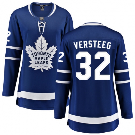Women's Toronto Maple Leafs #32 Kris Versteeg Fanatics Branded Royal Blue Home Breakaway NHL Jersey - Ujersey