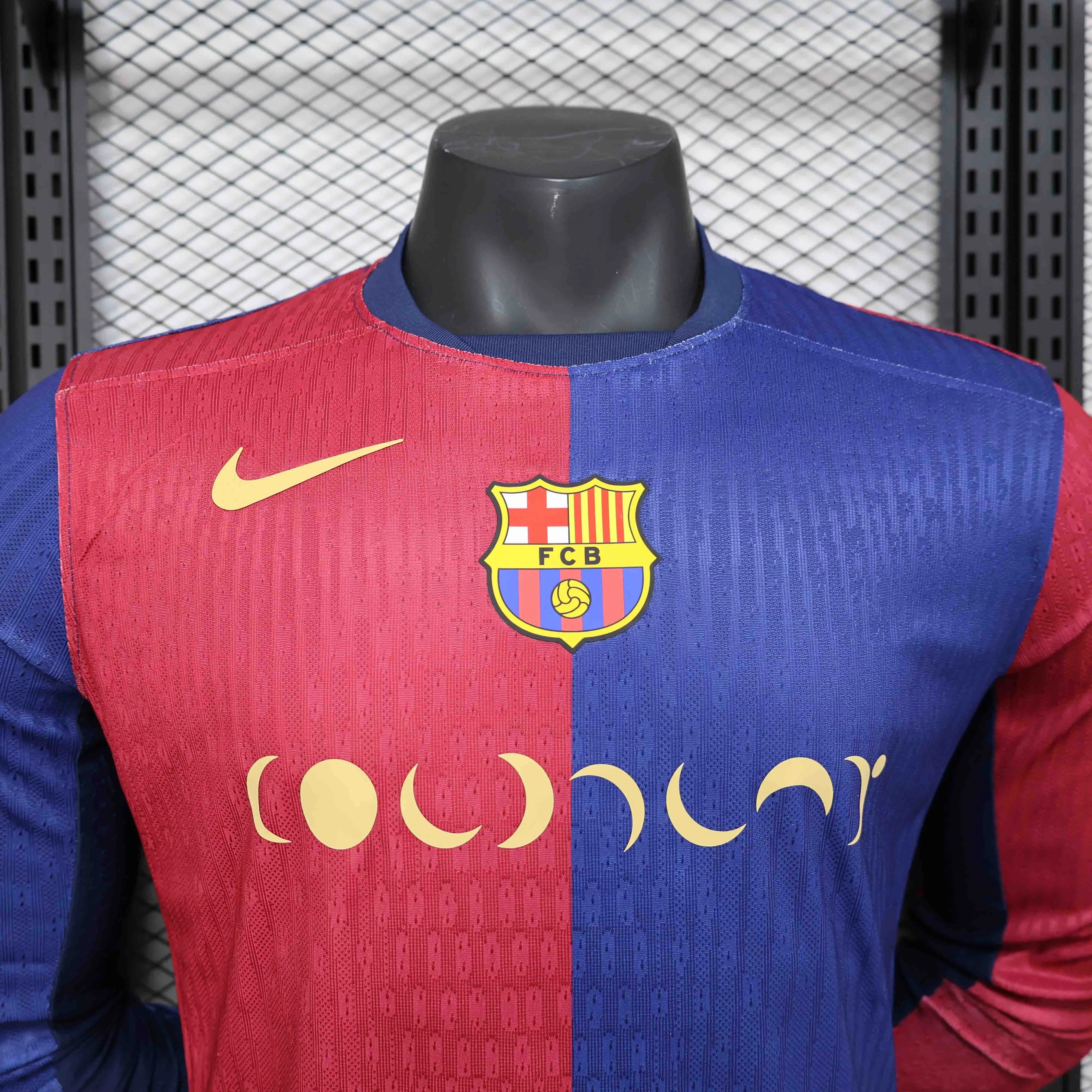 Soccer Jersey Barcelona Home x Coldplay Long Sleeve Shirt 2024/25