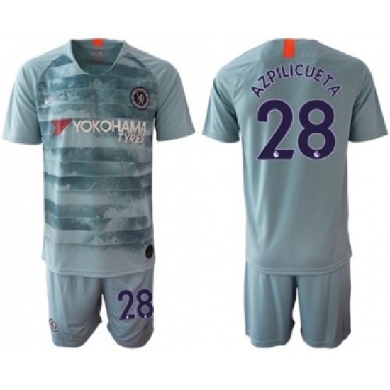 Chelsea #28 Azpilicueta Third Soccer Club Jersey