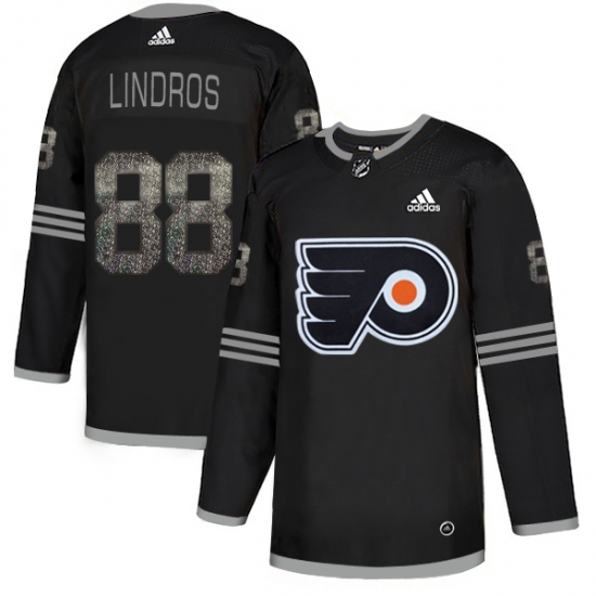 Men's Adidas Philadelphia Flyers #88 Eric Lindros Black Authentic Classic Stitched NHL Jersey - Ujersey