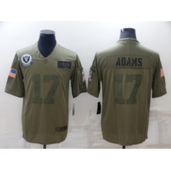 Men's Las Vegas Raiders #17 Davante Adams Camo Salute To Service Limited Stitched Jersey - Ujersey