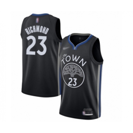 Women's Golden State Warriors #23 Mitch Richmond Swingman Black Basketball Jersey - 2019 20 City Edition - Ujersey