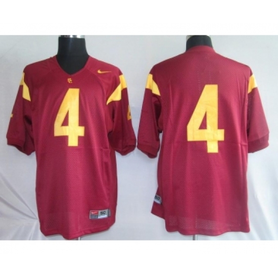 USC Trojans 4 red Jerseys - Ujersey