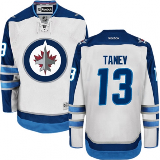 Youth Reebok Winnipeg Jets #13 Brandon Tanev Authentic White Away NHL Jersey - Ujersey