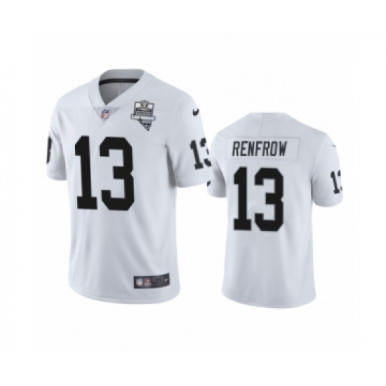 Youth Oakland Raiders #13 Hunter Renfrow White 2020 Inaugural Season Vapor Limited Jersey