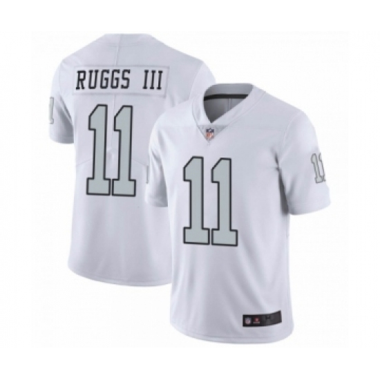 Women's Oakland Raiders #11 Henry Ruggs III Las Vegas Limited White Color Rush Jersey