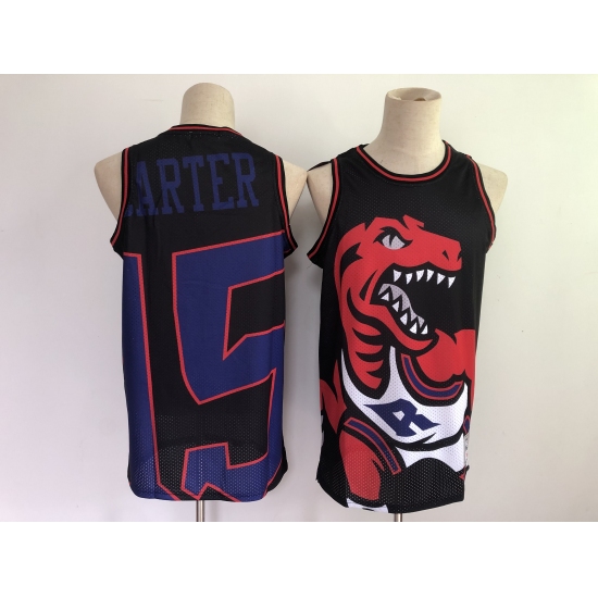 Men's Toronto Raptors #15 Vince Carter Black Big Face-2.0 Jersey - Ujersey