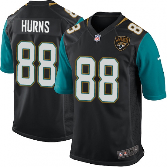 Men's Nike Jacksonville Jaguars #88 Allen Hurns Game Black Alternate NFL Jersey - Ujersey
