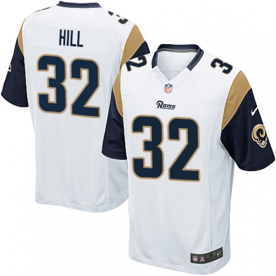 Men's Nike Los Angeles Rams #32 Troy Hill Game White NFL Jersey - Ujersey