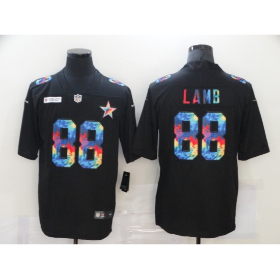 Men's Dallas Cowboys #88 CeeDee Lamb Rainbow Version Nike Limited Jersey - Ujersey