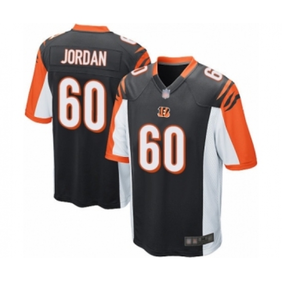 Men's Cincinnati Bengals #60 Michael Jordan Game Black Team Color Football Jersey - Ujersey