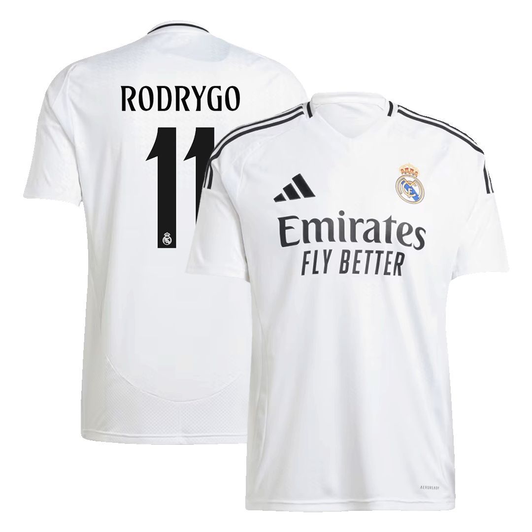 RODRYGO #11  Real Madrid Soccer Jersey Home Custom Shirt 2024/25 - Ujersey