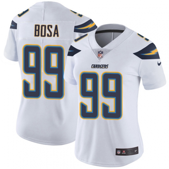 Women's Nike Los Angeles Chargers #99 Joey Bosa Elite White NFL Jersey - Ujersey