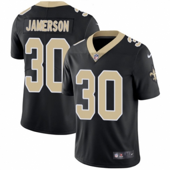 Youth Nike New Orleans Saints #30 Natrell Jamerson Black Team Color Vapor Untouchable Limited Player NFL Jersey - Ujersey