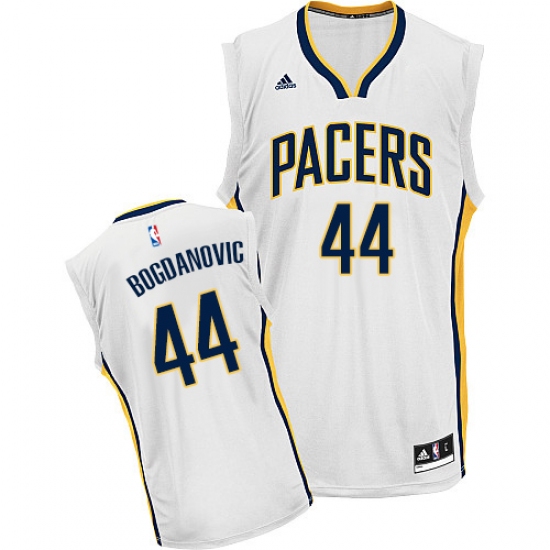 Men's Adidas Indiana Pacers #44 Bojan Bogdanovic Swingman White Home NBA Jersey - Ujersey