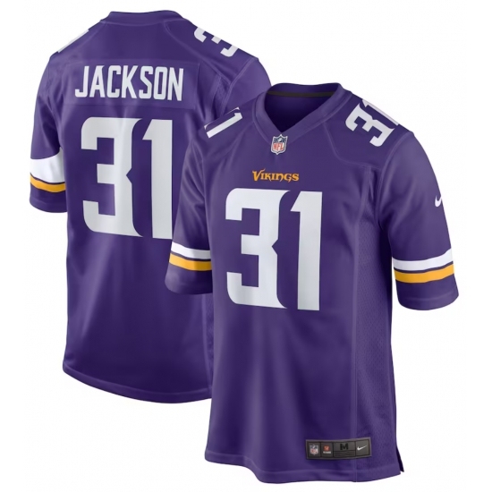 Men's Nike Minnesota Vikings #31 Khyree Jackson Purple  F U S E Stitched NFL Jersey - Ujersey