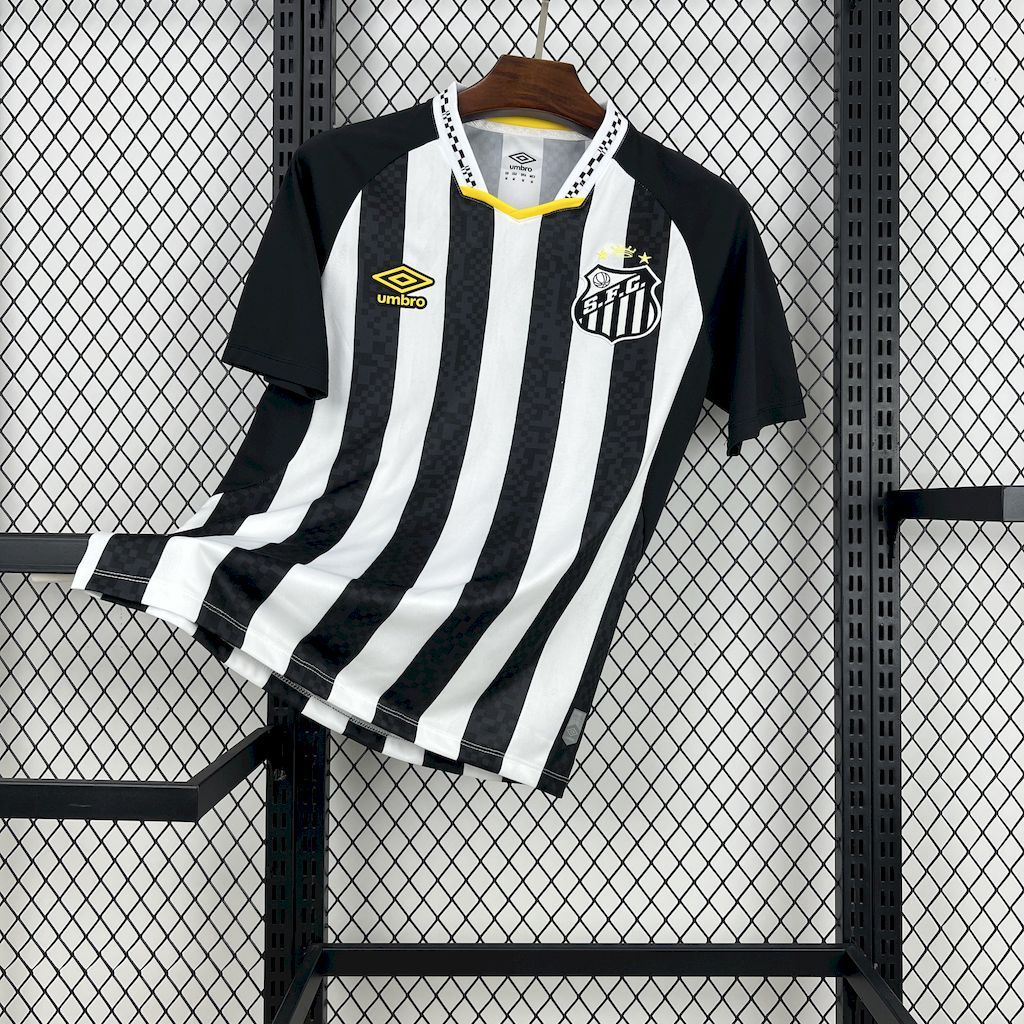 Santos FC Soccer Jersey Away Custom Shirt 2025 - ujerseystore