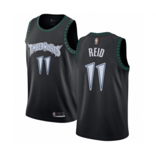 Youth Minnesota Timberwolves #11 Naz Reid Swingman Black Hardwood Classics Jersey - Ujersey