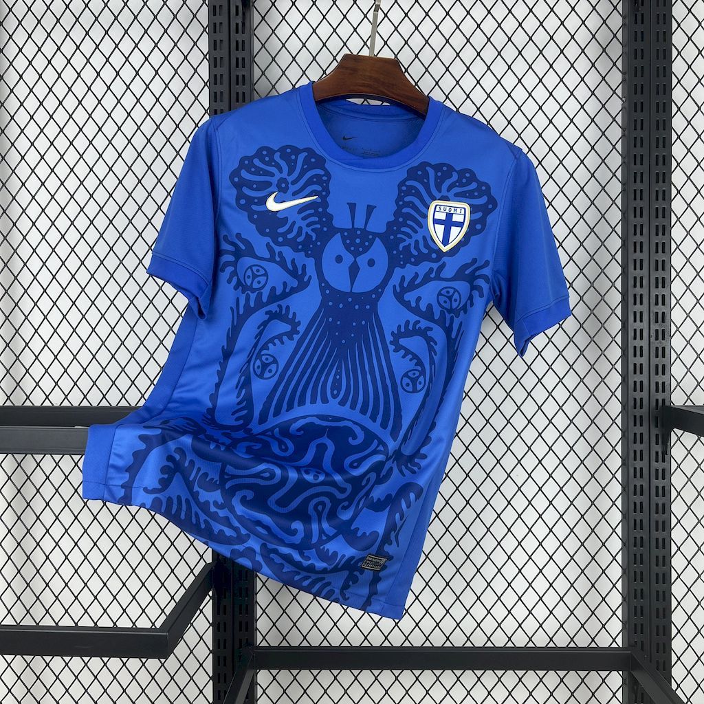 Finland Soccer Jersey Away Custom Shirt 2025 - ujerseystore