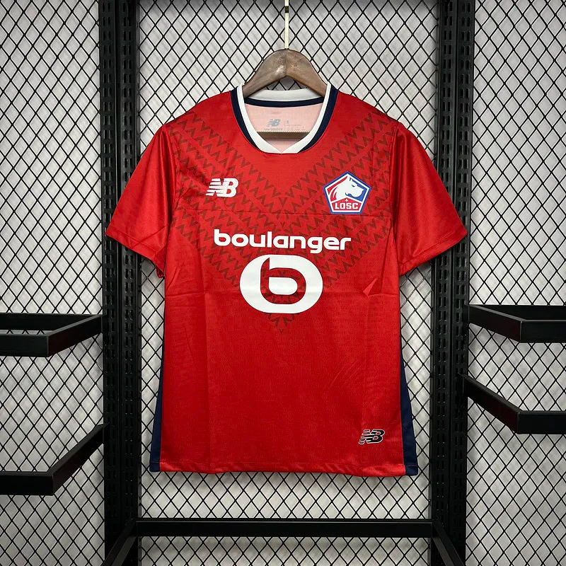 Lille OSC Soccer Jersey Home Custom Shirt 2024/25 - ujerseystore