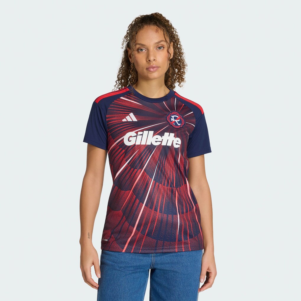 Women's New England Revolution adidas Blue 2026 Independence Day Replica Jersey - Ujersey