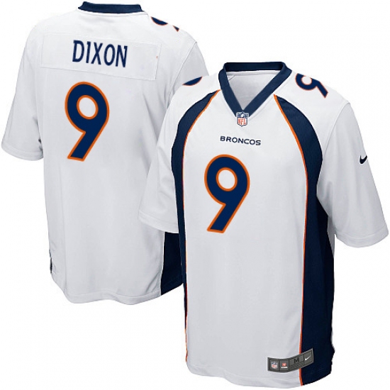 Men's Nike Denver Broncos #9 Riley Dixon Game White NFL Jersey - Ujersey