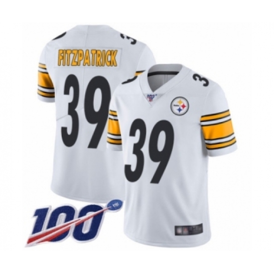 Youth Pittsburgh Steelers #39 Minkah Fitzpatrick White Vapor Untouchable Limited Player 100th Season Football Jersey - Ujersey