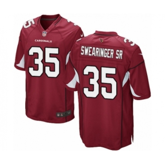 Men's Nike Arizona Cardinals #35 D.J. Swearinger SR Game Red Team Color NFL Jersey - Ujersey