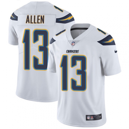 Youth Nike Los Angeles Chargers #13 Keenan Allen White Vapor Untouchable Limited Player NFL Jersey - Ujersey