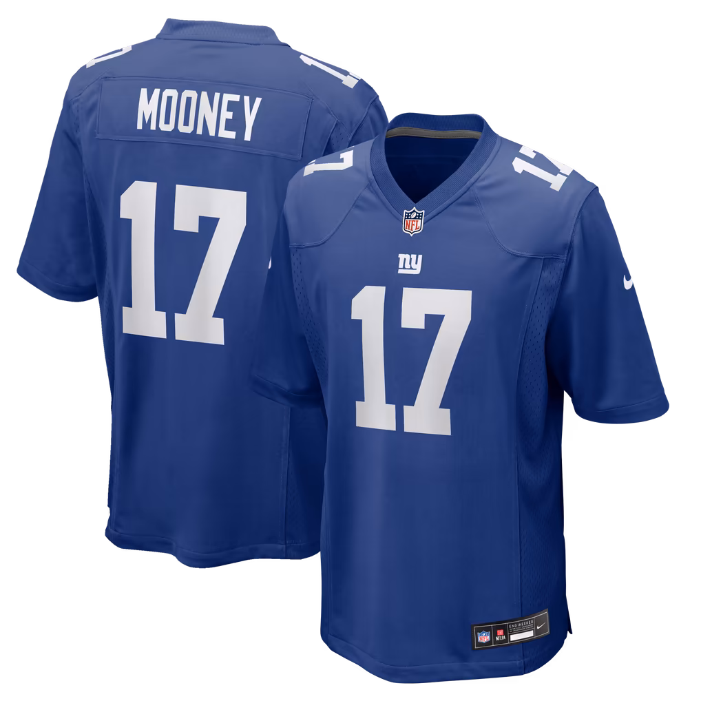 Men's New York Giants Darnell Mooney Nike Royal Team Game Jersey - Ujersey