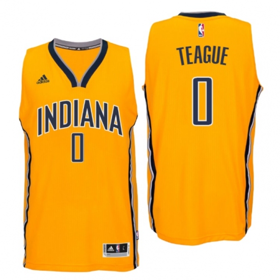 Indiana Pacers #0 Jeff Teague New Swingman Alternate Gold Jersey - Ujersey
