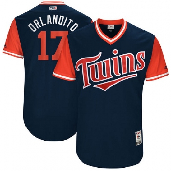 Men's Majestic Minnesota Twins #17 Jose Berrios 