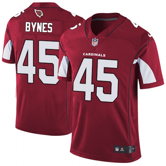 Youth Nike Arizona Cardinals #45 Josh Bynes Red Team Color Vapor Untouchable Elite Player NFL Jersey - Ujersey