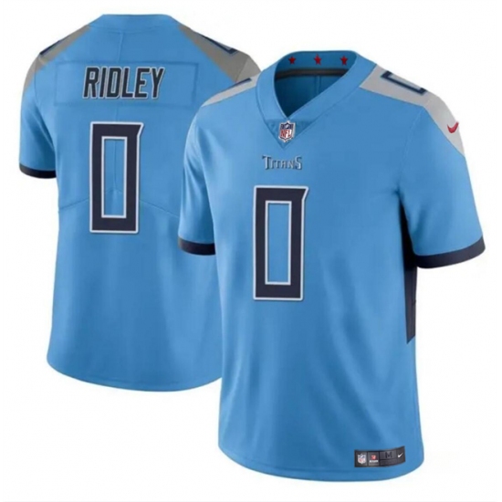 Men's Tennessee Titans #0 Calvin Ridley Blue Vapor Limited Football Stitched Jersey - Ujersey