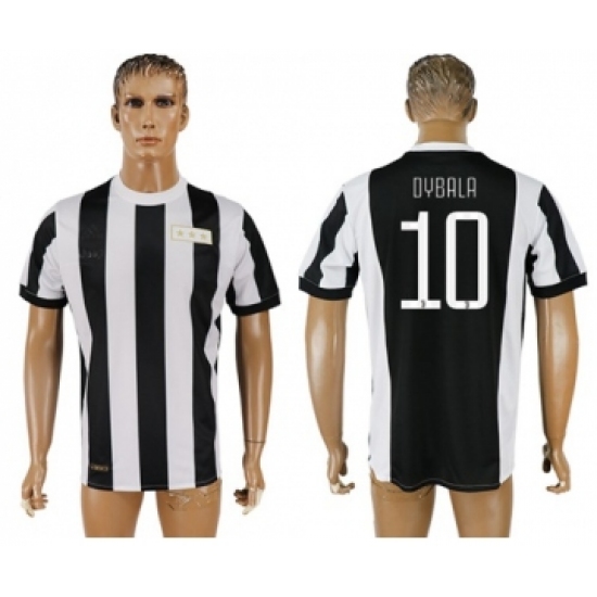Juventus #10 Dybala 120th Anniversary Soccer Club Jersey