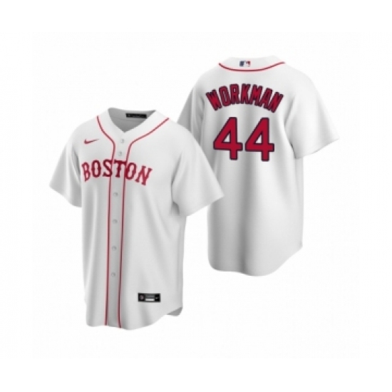 Men's Boston Red Sox #44 Brandon Workman Nike White Replica Alternate Jersey - Ujersey