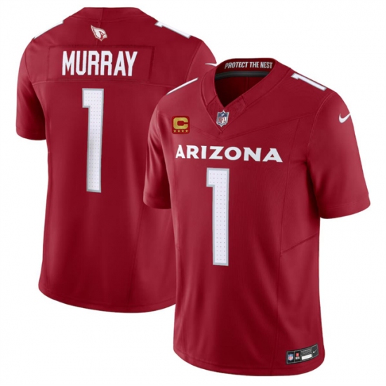 Men's Arizona Cardinals #1 Kyler Murray Red 2024 F.U.S.E. With 4-Star C Vapor Untouchable Limited Football Stitched Jersey - Ujersey