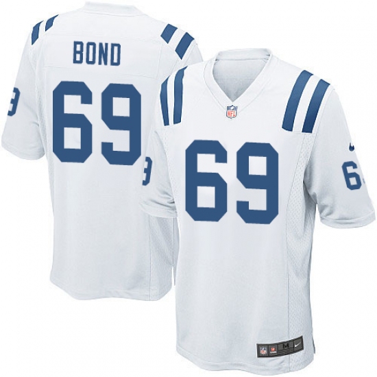 Men's Nike Indianapolis Colts #69 Deyshawn Bond Game White NFL Jersey - Ujersey