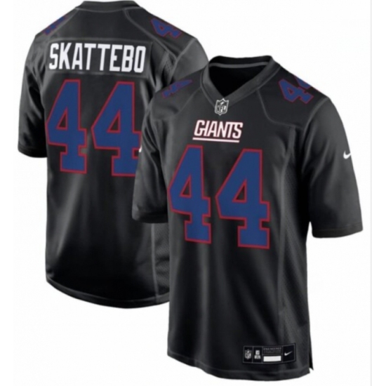 Men's New York Giants #44 Cam Skattebo Black Vapor Limited Stitched NFL Jersey - Ujersey