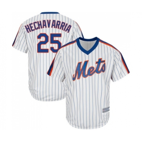 Youth New York Mets #25 Adeiny Hechavarria Authentic White Alternate Cool Base Baseball Jersey - Ujersey