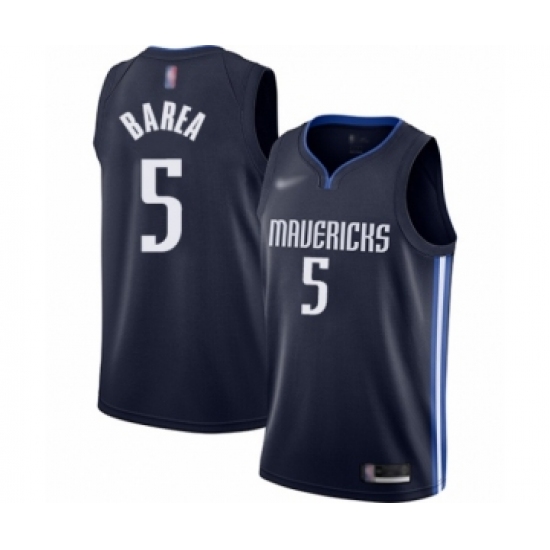 Men's Dallas Mavericks #5 Jose Juan Barea Authentic Navy Finished Basketball Jersey - Statement Edition - Ujersey