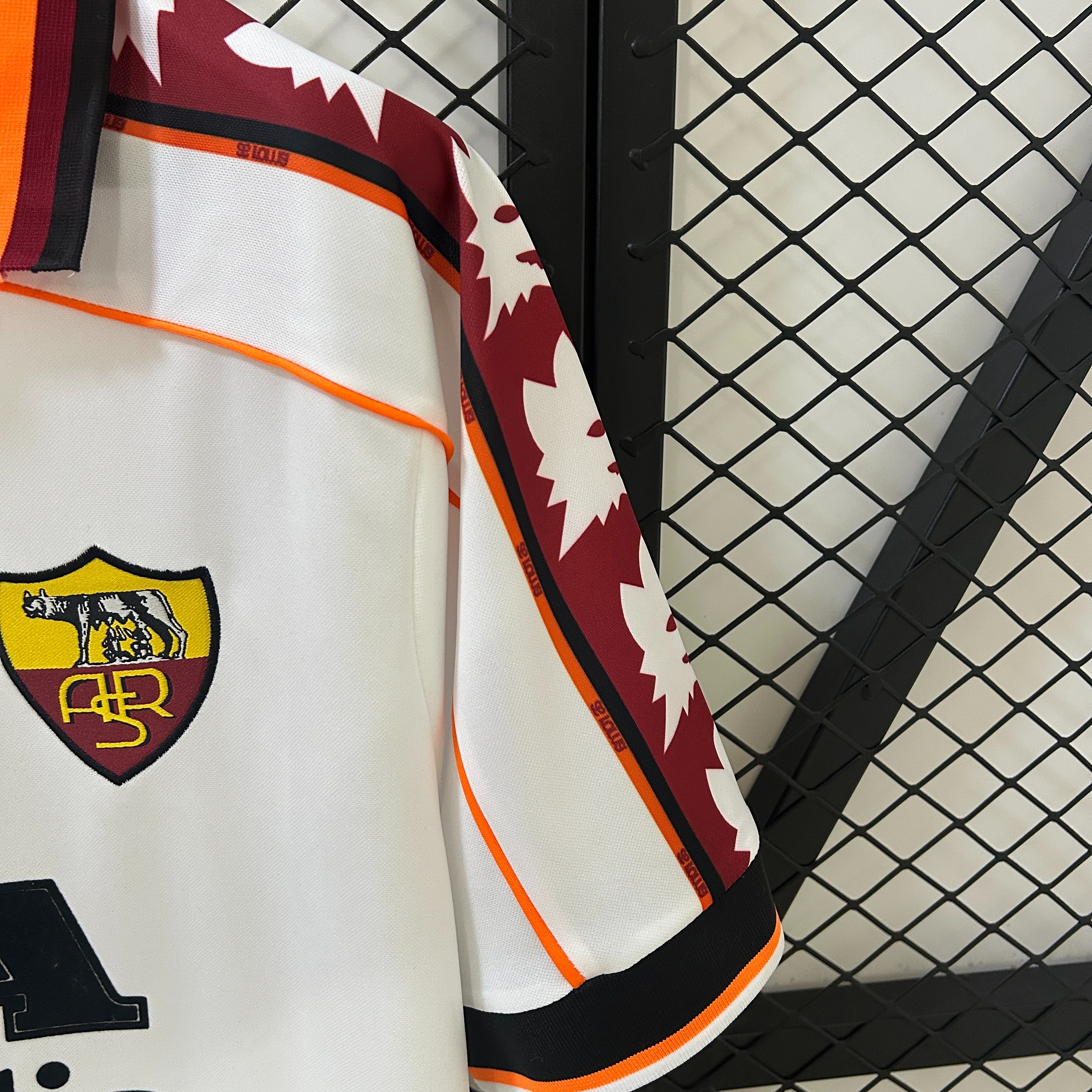 Roma Retro Soccer Jersey Away Custom Shirt 1998/99 - ujerseystore