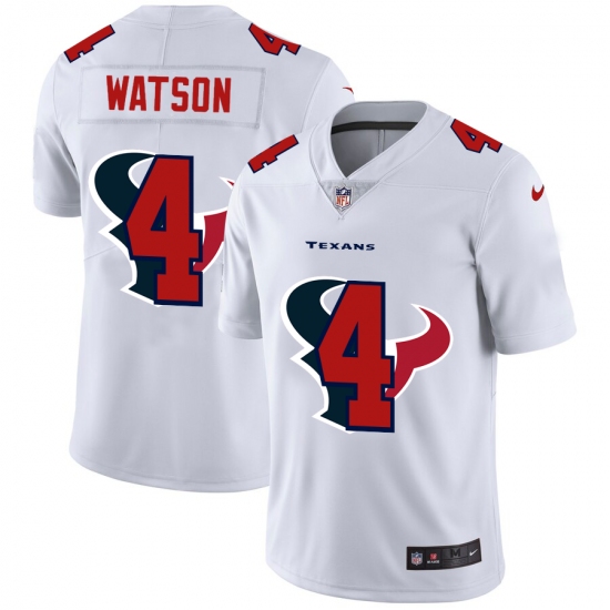 Men's Houston Texans #4 Deshaun Watson White Nike White Shadow Edition Limited Jersey - Ujersey